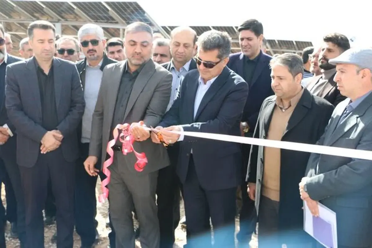 بهره‌برداری از فاز نخست نیروگاه خورشیدی در اقلید