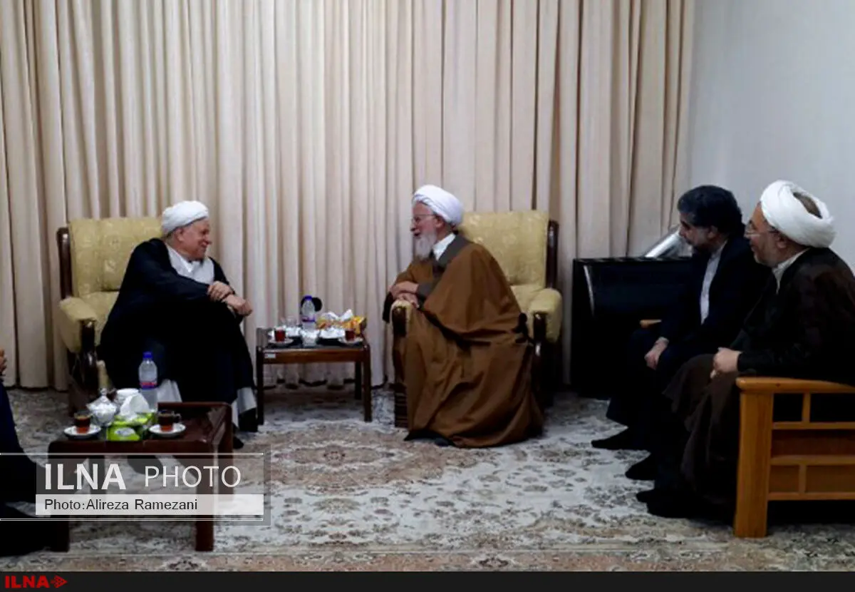 آیت‌الله هاشمی با آیت‌الله جوادی آملی دیدار کرد