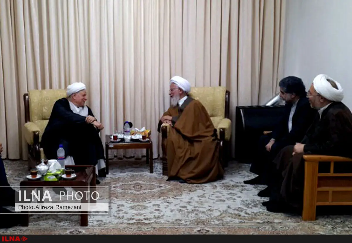 آیت‌الله هاشمی با آیت‌الله جوادی آملی دیدار کرد