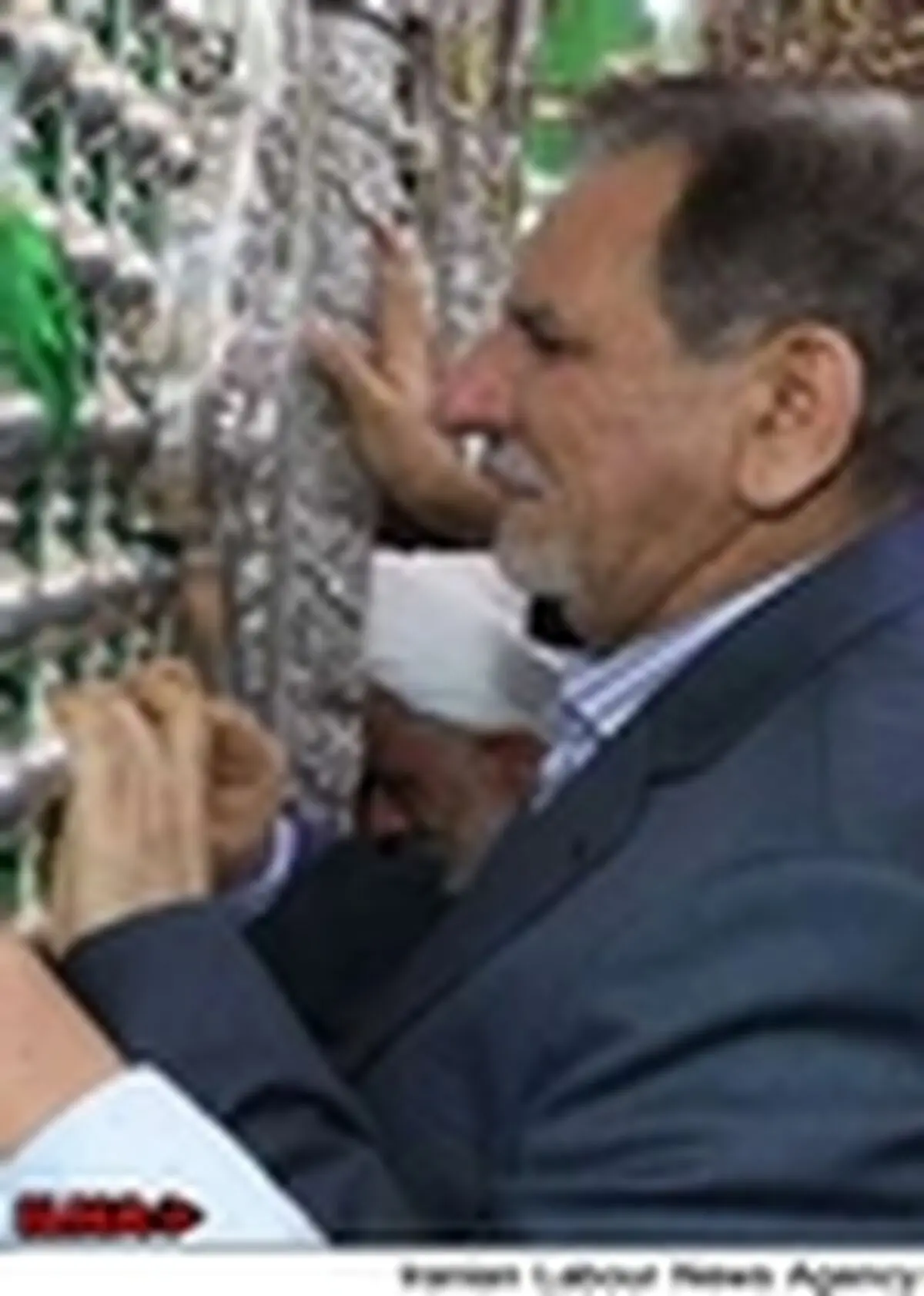 جهانگیری به زیارت حرم امام علی(ع) مشرف شد