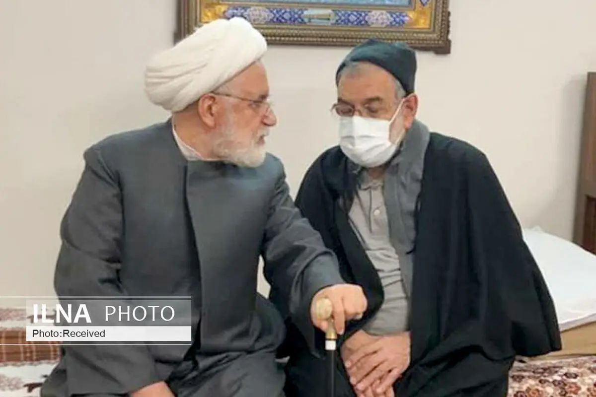 عیادت مهدی کروبی از قدرت‌الله علیخانی