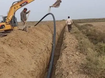 اجرای 2.5 کیلومتر خط انتقال آب شرب به روستای یارتی قایه گنبدکاووس