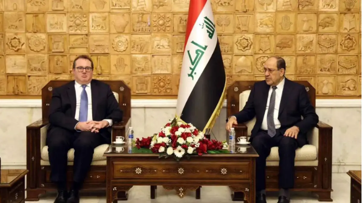 با وجود تنش‌ها؛ نوری المالکی با کاردار آمریکا در بغداد دیدار کرد