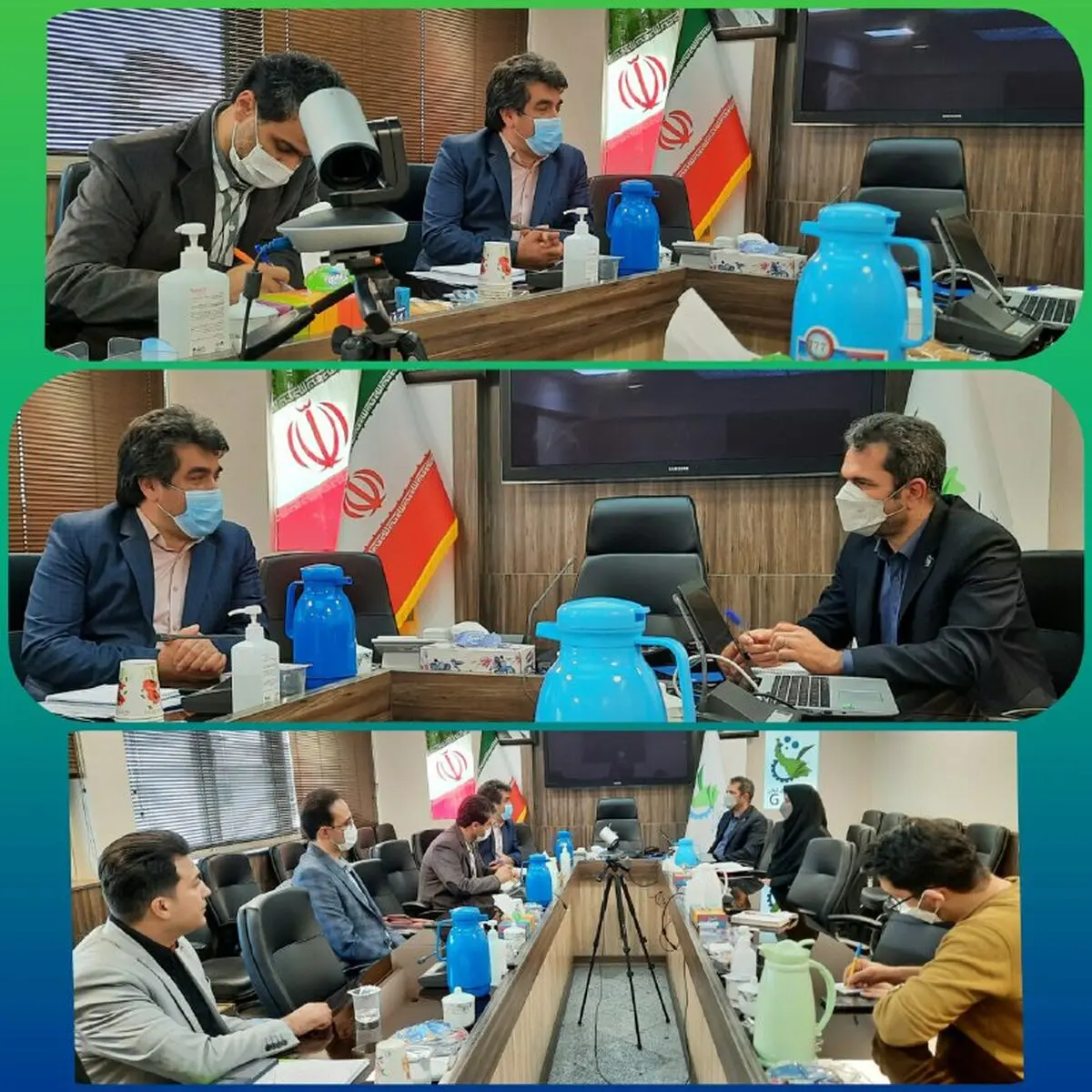 نشست مشترک مدیریت تعاون روستایی و‌ پارک علم و فناوری گیلان 