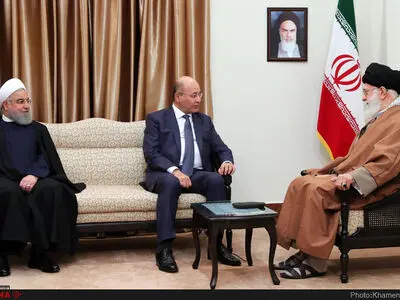 دیدار رییس‌جمهور عراق با رهبر معظم انقلاب 