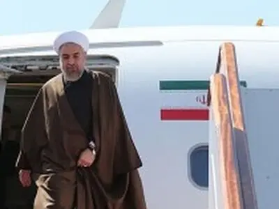 حسن روحانی وارد ارومیه شد