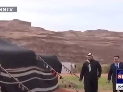 دیدار بن سلمان با السودانی در قشلاق ولی عهد عربستان + فیلم