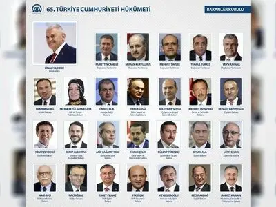 دولت جدید ترکیه معرفی شد