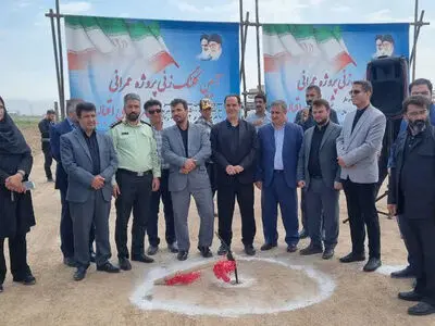 آیین کلنگ زنی ۳ پروژه عمرانی شهرداری اقبالیه برگزار شد