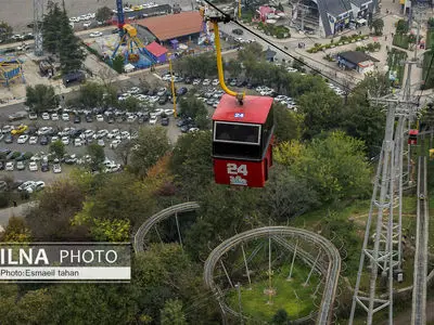 چشم انداز جنگل و دریا در قاب طبیعت