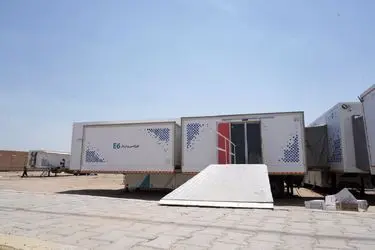 استقرار بزرگترین بیمارستان «سیار برکت» کشور در مروست استان یزد