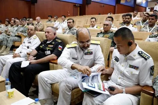 نشست توجیهی رزمایش مرکب کمربند امنیت دریایی ۲۰۲۳ ایران برگزار شد