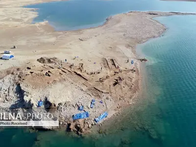 خشکسالی دجله شهر ۳۴۰۰ساله را نمایان ساخت