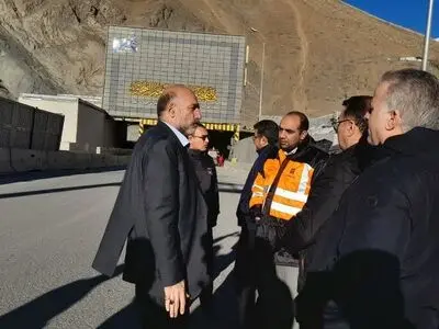بازدید معاون استاندار از پیست دیزین، آزادراه تهران-شمال و کاخ ناصرالدین شاه در  آسارا