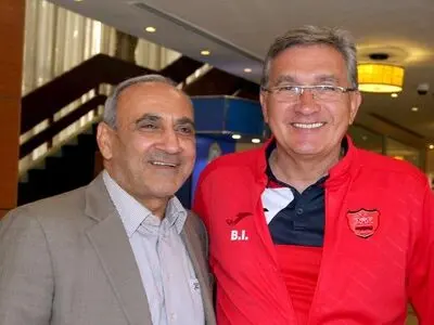 دیدار برانکو و گرشاسبی در اردوی پرسپولیس