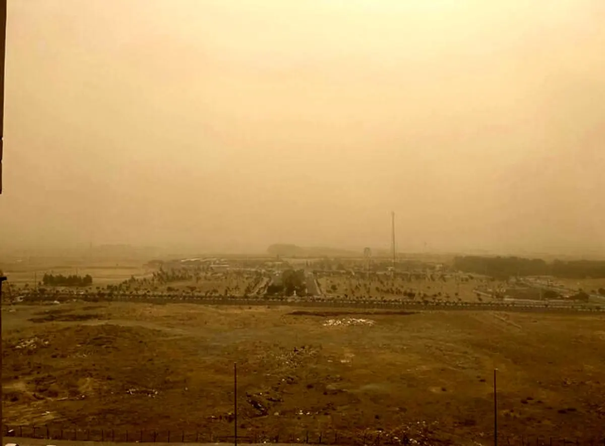 وزش باد شدید در غرب و جنوب غرب تهران