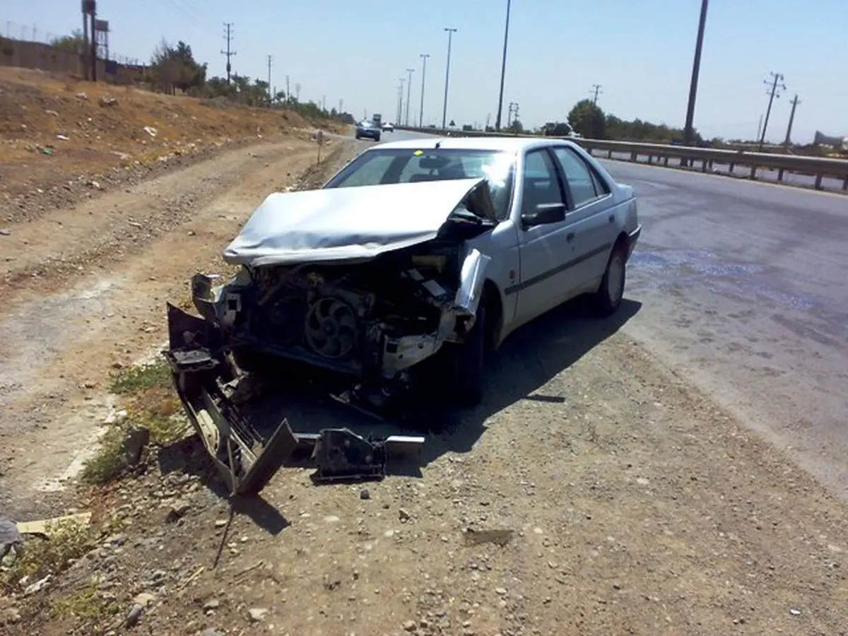  مرگ پدر و مادر خانواده در واژگونی خودرو