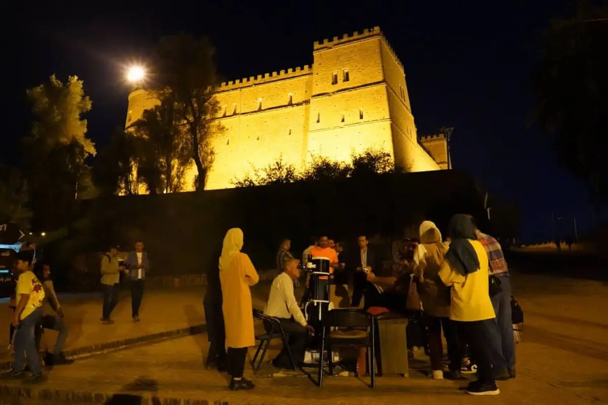رصد آسمان شب در میراث جهانی شوش برای بازدیدکنندگان