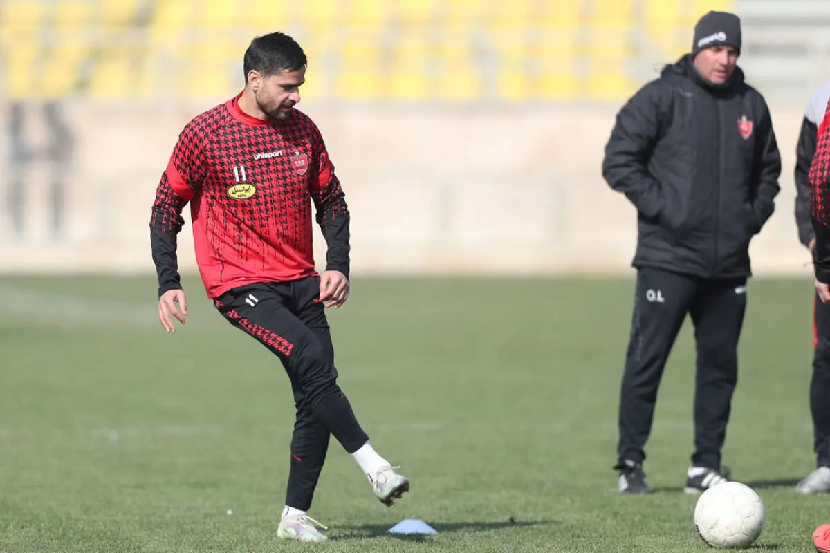 ادامه مصدومیت صادقی/ تمرین پرسپولیس پس از جلسه فنی