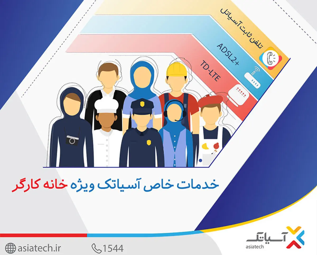 خدمات ویژه برترین اپراتور ارتباطات ثابت کشور به اعضای خانه کارگر 