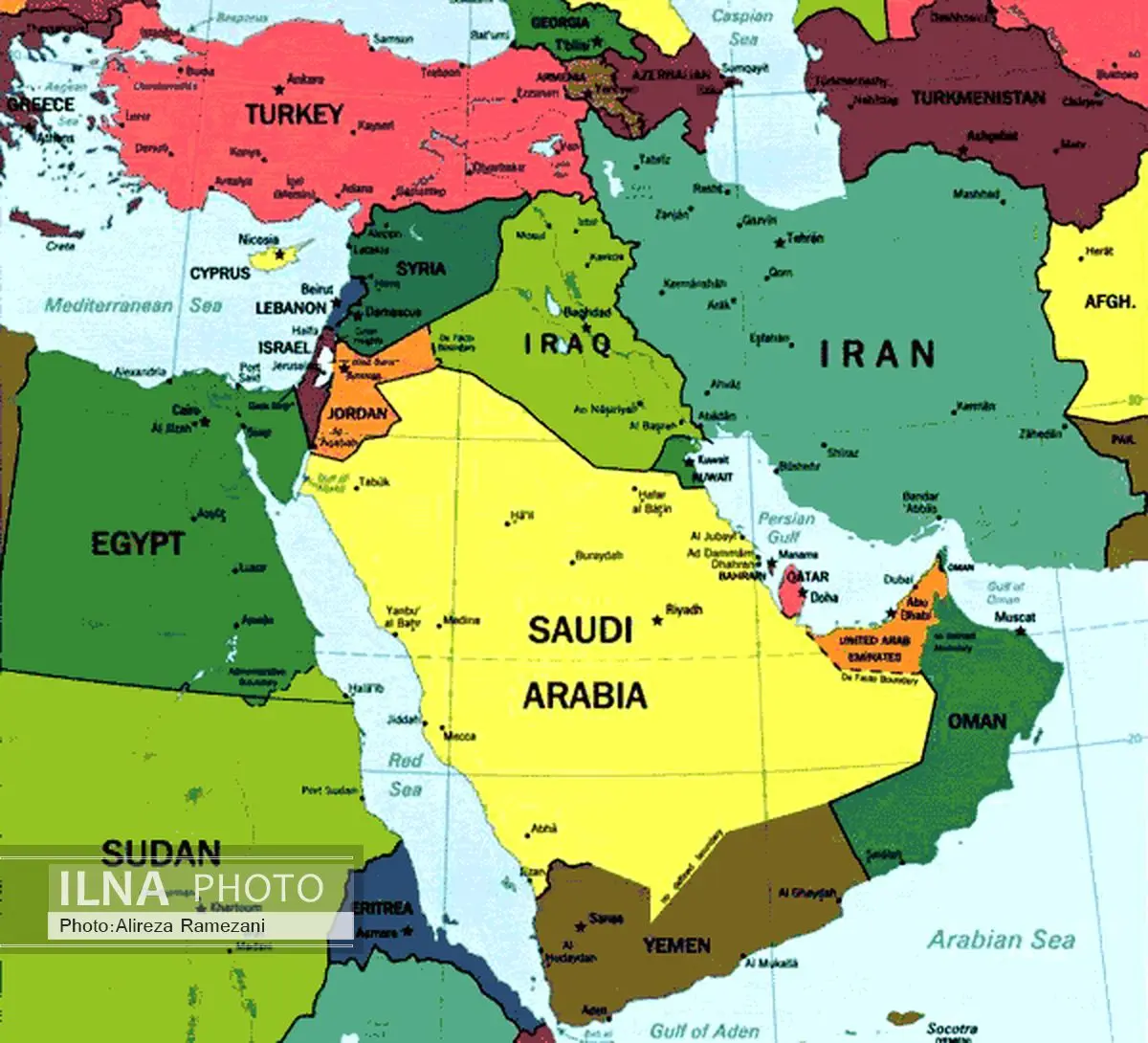 سهم بالای عربستان و ترکیه از تولید ناخالص جهانی در بین کشورهای منطقه