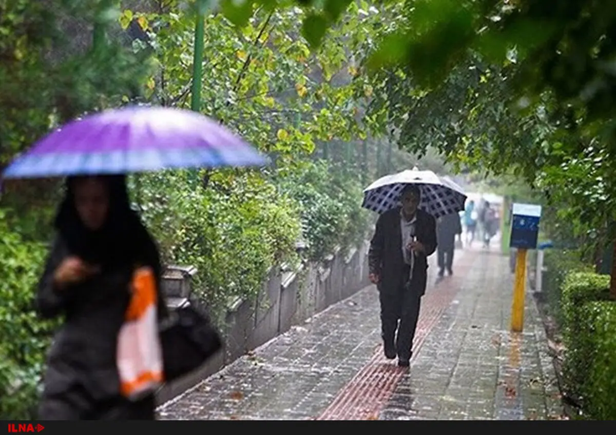 بارش باران در استان‌های غربی و مرکزی کشور 