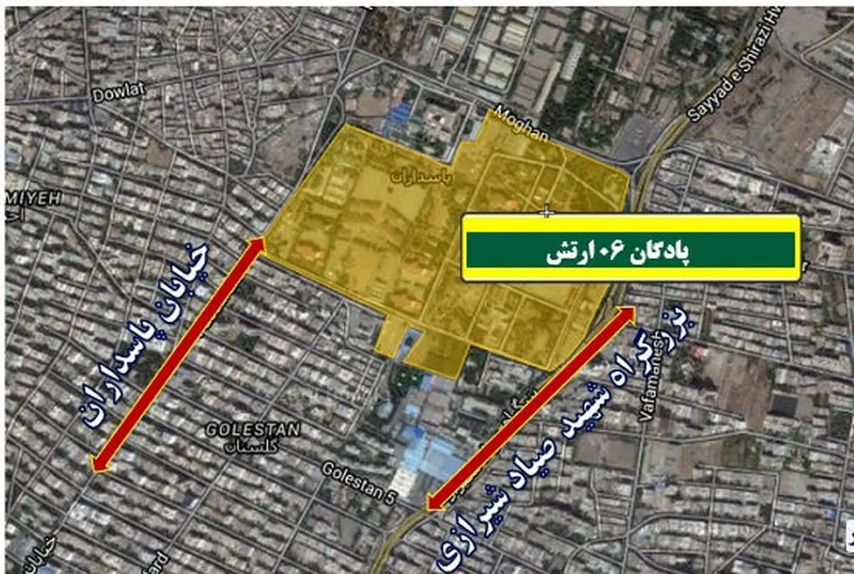 واگذاری ۳۵ هکتار از «پادگان ۰۶» به شهرداری تهران