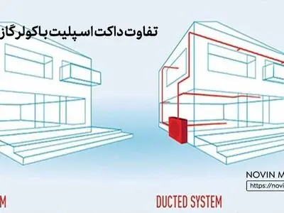 تفاوت داکت اسپلیت و کولر گازی