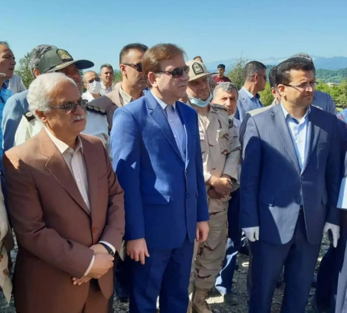بازدید استاندار گیلان از پروژه احداث بزرگراه آستارا و بارانداز ریلی 