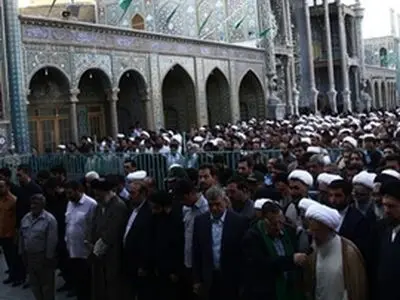 مراسم تشییع و تدفین پیکر آیت الله شب زنده دار