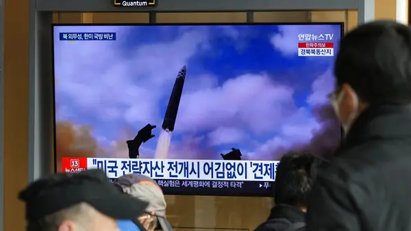 شلیک موشک بالستیک به سوی دریای ژاپن از سوی کره شمالی