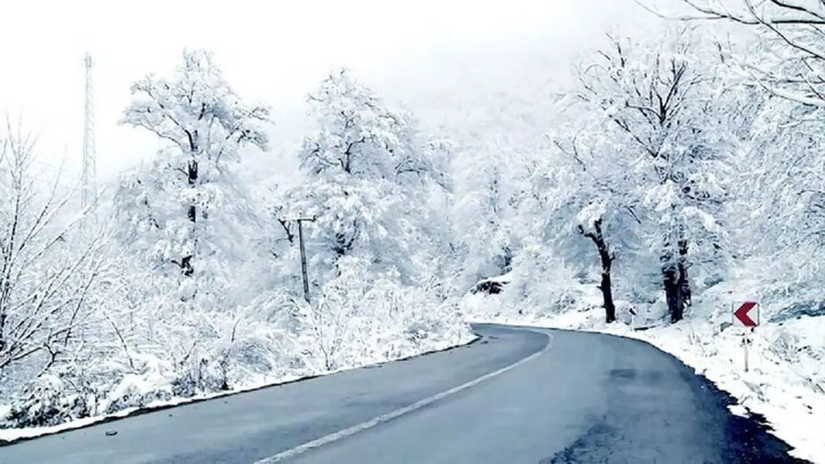 جاده‌های گلستان لغزنده است