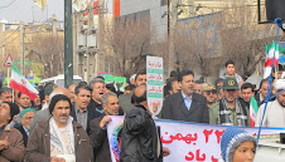 راهپیمایی پرشور مردم کهریزک در 22 بهمن