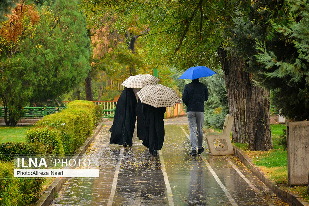 بارش باران در نوار شمالی و غرب کشور / شهر کرد سردترین مرکز استان