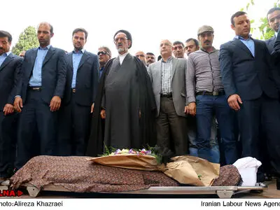 پیکر محمدعلی سپانلو از خانه هنرمندان تشییع شد