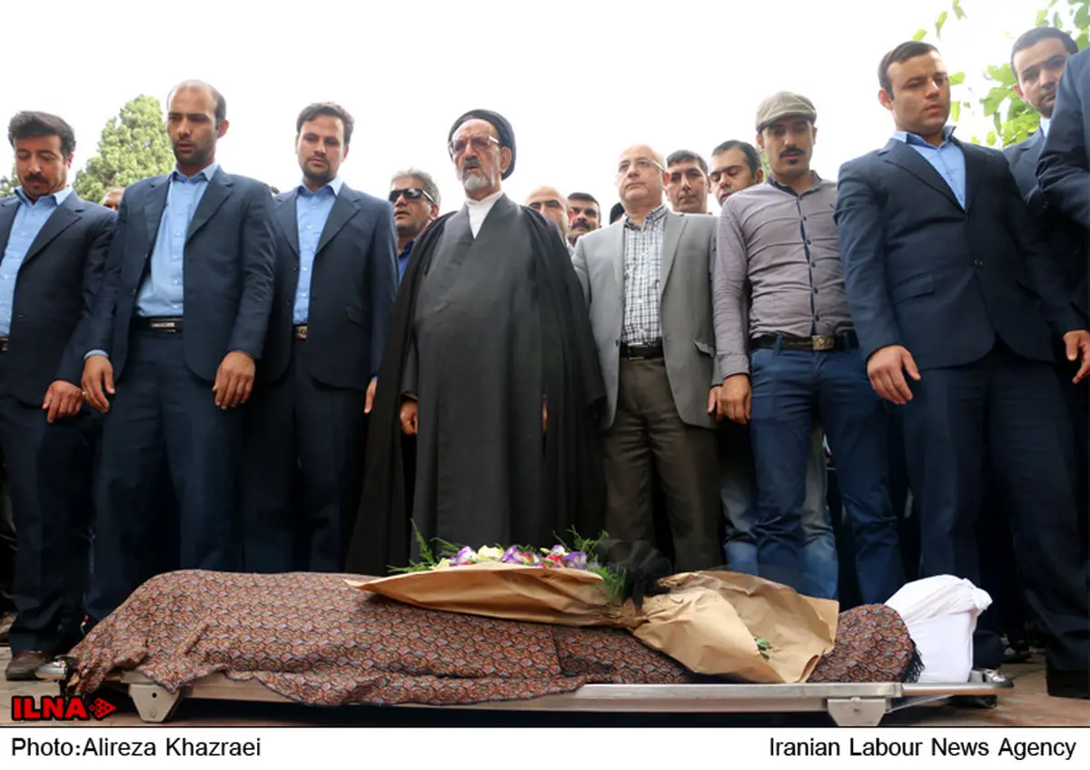 پیکر محمدعلی سپانلو از خانه هنرمندان تشییع شد