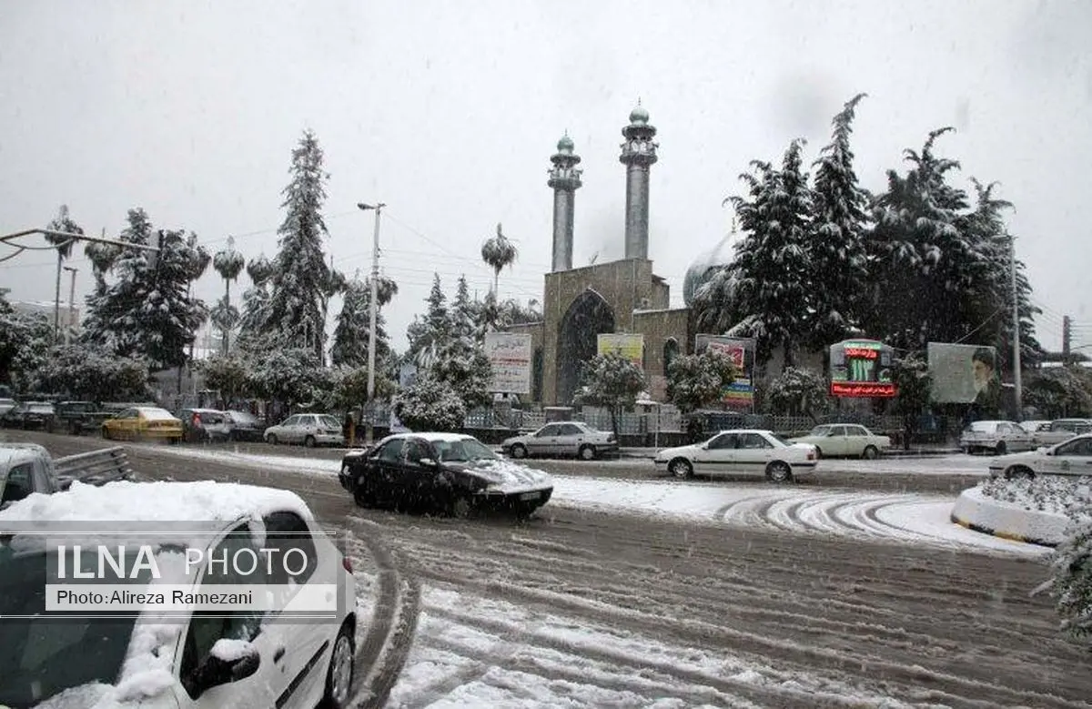 کرمانشاه یکپارچه سفیدپوش شد