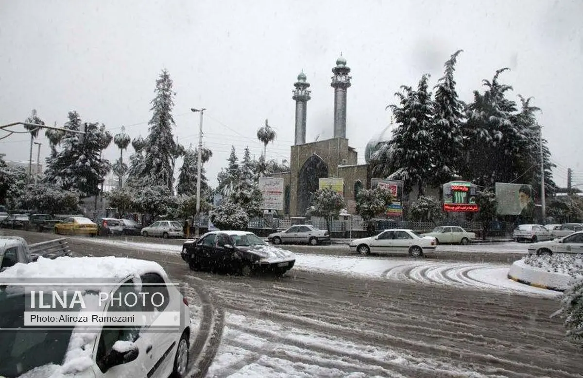 کرمانشاه یکپارچه سفیدپوش شد