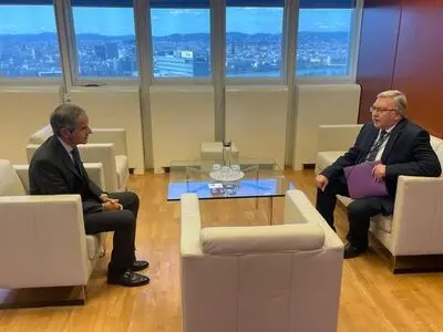 دیدار اولیانوف با گروسی درباره پرونده هسته‌ای ایران