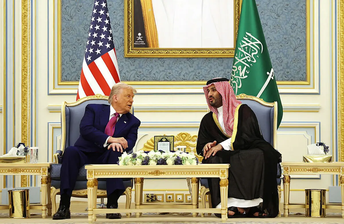  نشست ترامپ و بن سلمان در کاخ «یمامه» در ریاض