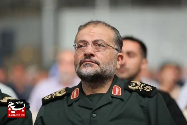 پیام رئیس سازمان بسیج مستضعفین در پی شهادت سردار غیب‌پرور