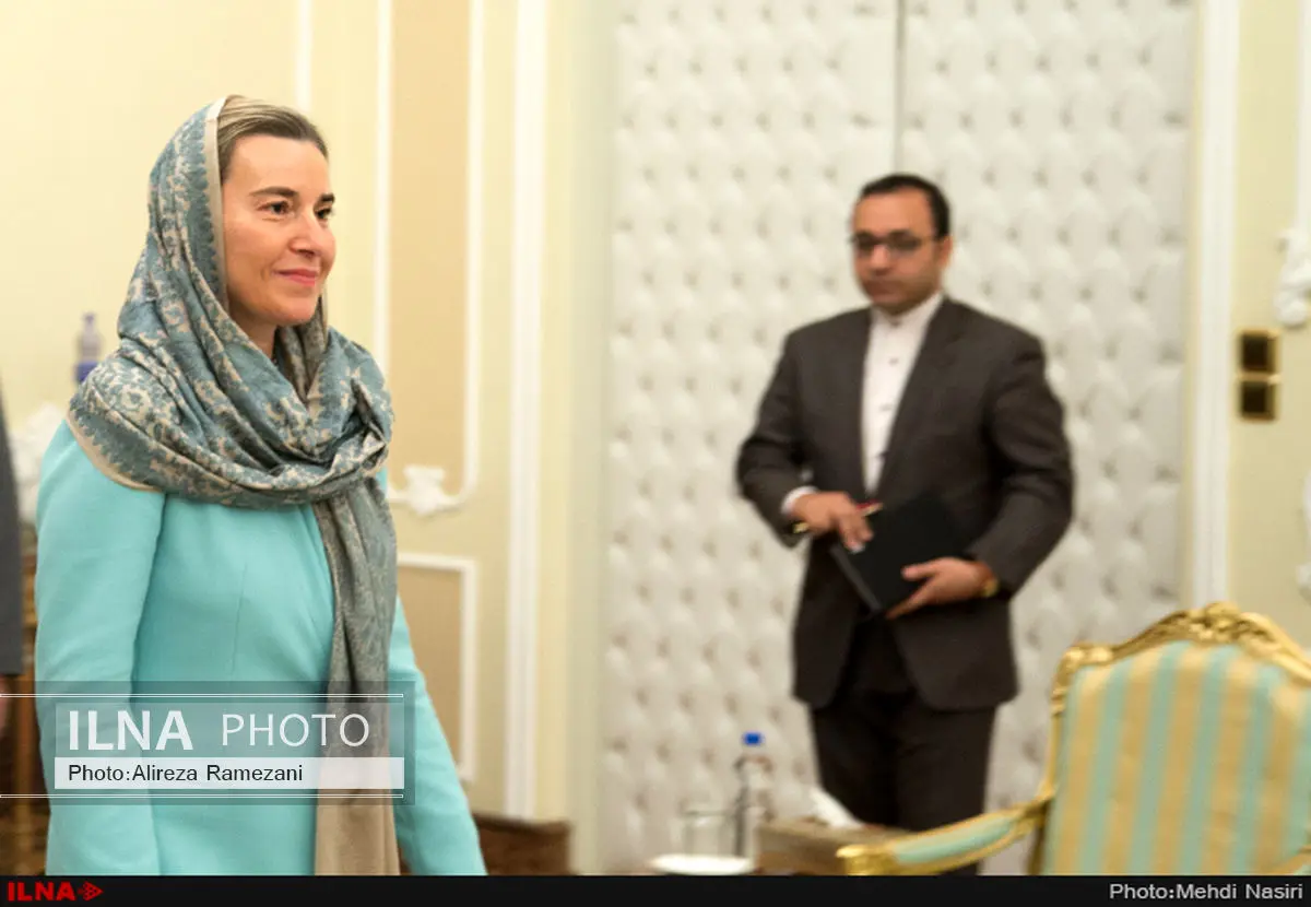 دیدار با روحانی و ظریف شروع همکاری اتحادیه اروپا برای حل مساله سوریه بود