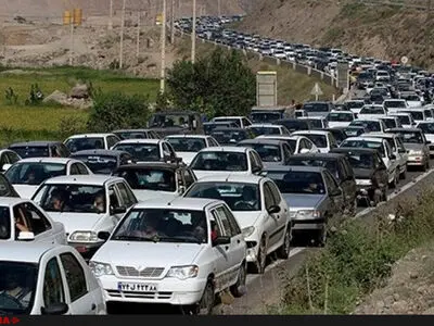ترافیک نیمه‌سنگین در باند جنوبی آزادراه تهران-کرج