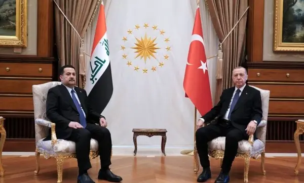 گفت‌وگوی تلفنی نخست‌وزیر عراق و رئیس‌جمهوری ترکیه