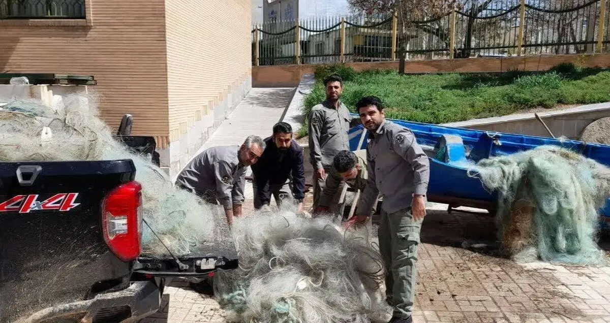 ۲ هزار متر تور دامی غیرمجاز در سنقر و کلیایی امحا شد