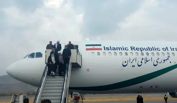 رئیس جمهور وارد سنندج شد