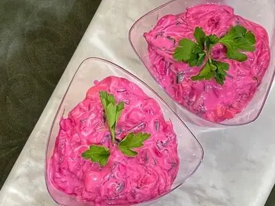 این سالاد جذاب لبو را برای شب یلدا درست کنید 