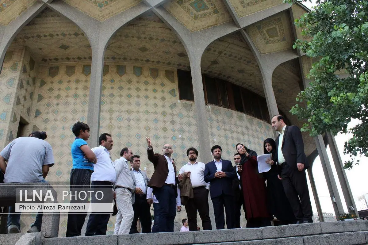 محیط پیرامون تئاترشهر  ساماندهی می‌شود