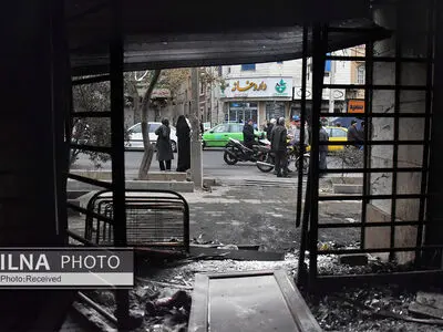 تخریب اموال عمومی در حوادث اخیر در تهران