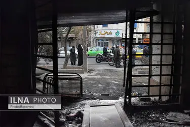 تخریب اموال عمومی در حوادث اخیر در تهران